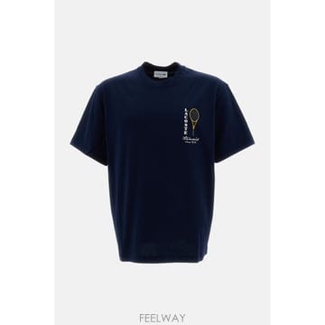 26 F/W 라코스테 프린트 & 엠브로이드 코튼 저지 티셔츠 TH99 B0032368010