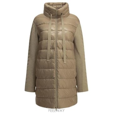 26FW 에르노 하이 퍼널넥 드로스트링 패딩 자켓 PI00191DR12017Z1985 Beige