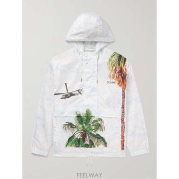 23 F/W 셀린느 ALYSS ESTAY 로고 쉘 후드 자켓 2W82 B0080213599