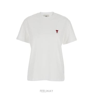 Ami 27SS �ƹ� ���� ��Ʈ �ΰ� Ƽ���� BFUTS035724100 White27SS �ƹ� ���� ��Ʈ �ΰ� Ƽ���� BFUTS035724100 White