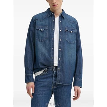 26 FW Levis 로고 패치 셔츠 재킷 85744 TP460441905