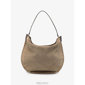 26 FW 이자벨마랑 오스칸 스터드 장식 스웨이드 숄더 백 PP0200FAB2C03M TP460467403
