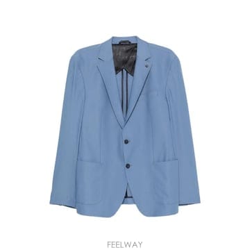 26 FW 칼라거펠트 Smart notch lapel single breasted blazer 1552801