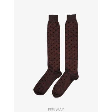 Dolce&Gabbana 26 FW ��ü�ذ��ٳ� polka dot over the calf socks SCS2298L TP46046026 FW ��ü�ذ��ٳ� polka dot over the calf socks SCS22