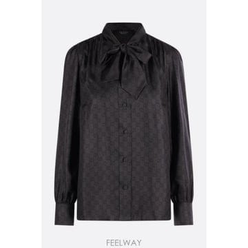 GUCCI [E32]���� 860513ZAUUN1120 ���� ���� ����콺 GUCCI GG silk shirt[E32]���� 860513ZAUUN1120 ���� ���� ����콺 GUCCI GG 