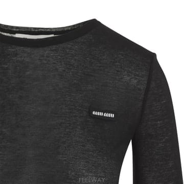 Miu Miu [D14]�̿�̿� MJA842SOOO133O F0002 NERO ���� ���ǽ� �巹�� Miu Miu Jerse[D14]�̿�̿� MJA842SOOO133O F0002 NERO ���� ���ǽ� ��