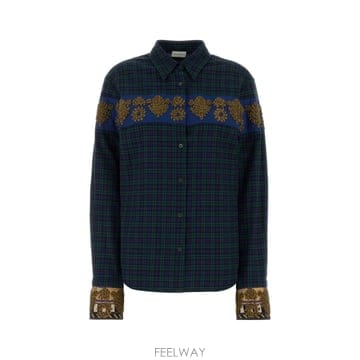 Dries Van Noten [X45]�帮���ݳ�ư 2620107424315 604 ���� ���� ���� ����콺 Embroidered flan[X45]�帮���ݳ�ư 2620107424315 604 ���� ���� ���� ��