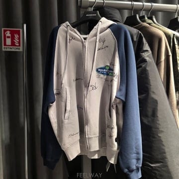 발렌시아가 바나나 라글란 집업 후드 자켓 850418 TTVE3