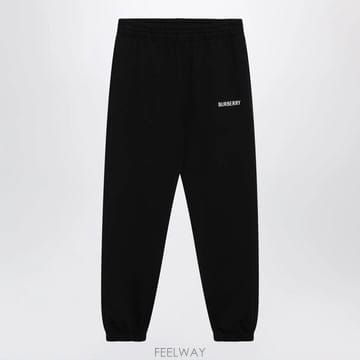26 S/S 버버리 블랙 조깅 트라우저 WITH 로고 81190011 B0052527193