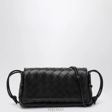26 F/W 보테가 베네타 블랙 NOTTURNO 백 인 우븐 패브릭  B0052527011