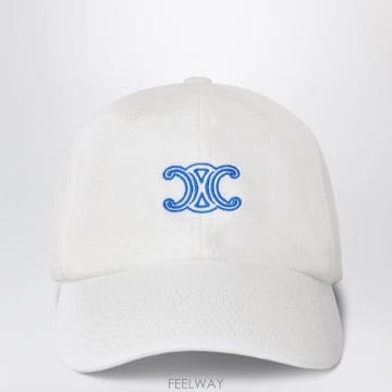 26 F/W 셀린느 화이트 RICHELIEU 캡 인 코튼 트윌 AA0 B0052527012