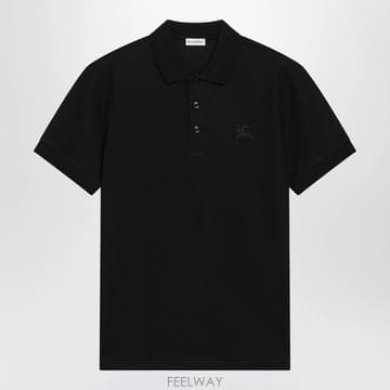 26 S/S 버버리 슬림 블랙 폴로 셔츠 인 피케 코튼 8126917 B0052527227