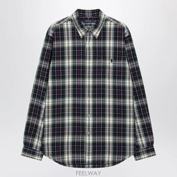 26 F/W 폴로 랄프로렌 네이비 그린 타탄 옥스포드 코튼 셔츠 71 B0052527230