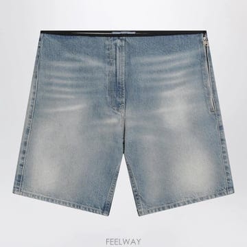 26 F/W 프라다 블루 쇼츠 WITH A 워싱 이펙트 GFP557O B0052527084