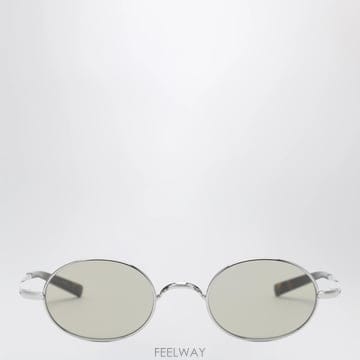 26 F/W 생로랑 SL 948 T 라운드 실버 티타늄 선글라스 A0 B0052527099