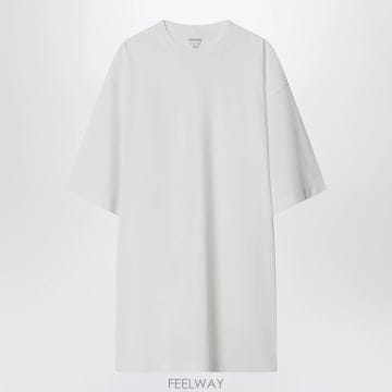 26 S/S 보테가 베네타 화이트 코튼 티셔츠 드레스 864786V6 B0052527134