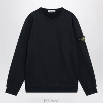 26 F/W 스톤 아일랜드 네이비 블루 크루넥 맨투맨 인 코튼 S15 B0052527173