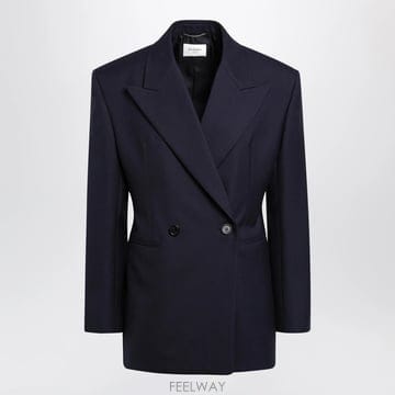 26 F/W 생로랑 네이비 블루 더블브레스티드 자켓 인 울 A000S B0052527188