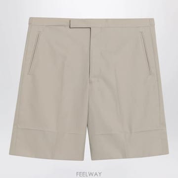 26 S/S 프라다 SANDCOLORED 코튼 버뮤다 쇼츠 UP042 B0052527204