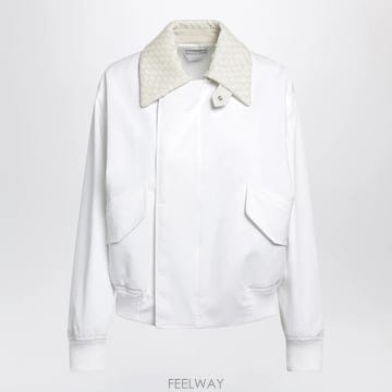 26 F/W 보테가 베네타 화이트 코튼 자켓 869436V6KO0-9 B0052527225