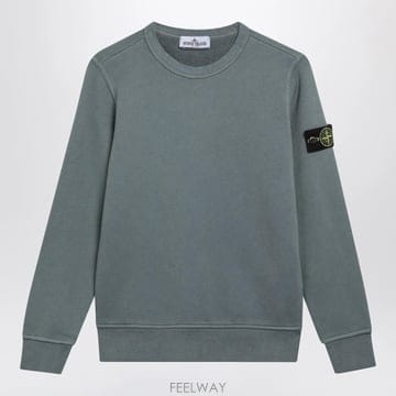 26 F/W 스톤 아일랜드 크루넥 맨투맨 인 ASH 블루 코튼 (KI B0052527252