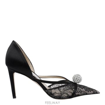 Jimmy Choo [������] ������ �̵��� SACORA PUMP 85 FNBBLACK CRYSTAL [B0][������] ������ �̵��� SACORA PUMP 85 FNBBLACK CRYSTAL