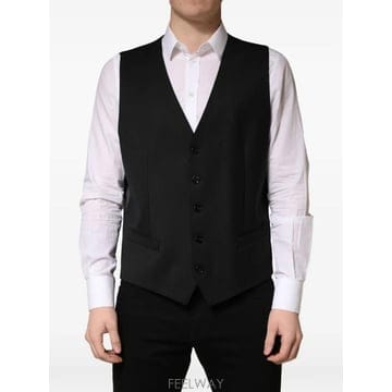 당일배송 돌체앤가바나 single breasted waistcoat