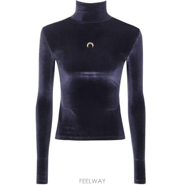 Marine Serre 26FW �������� ž WTO523ARJER0030 BK99 BLACK26FW �������� ž WTO523ARJER0030 BK99 BLACK