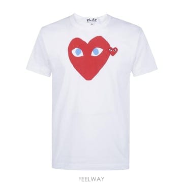 Comme des Garcons 26FW �ĵ������� ���� Ƽ���� AX T086 1 WHITE26FW �ĵ������� ���� Ƽ���� AX T086 1 WHITE