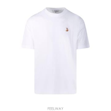 Maison Kitsune 26SS ����Ű���� �帮�� ���� ����Ʈ Ƽ���� QM00102KJ7026 P100 WHITE26SS ����Ű���� �帮�� ���� ����Ʈ Ƽ���� QM00102KJ702