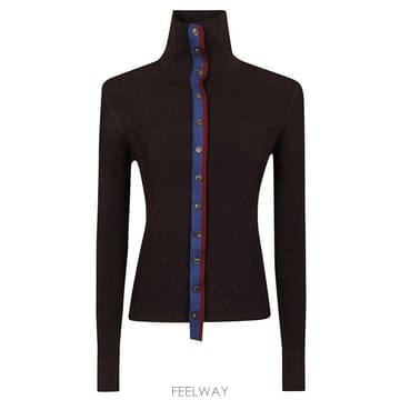 Dries Van Noten 26FW �帮�� �� ��ư ����� 262011216 4706 704 DARK BROWN26FW �帮�� �� ��ư ����� 262011216 4706 704 DARK BRO