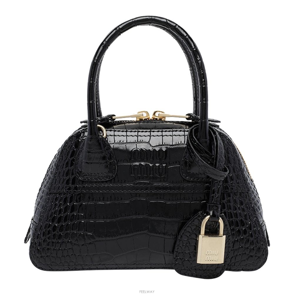 Miu Miu 27 S/S �̿�̿� �̴� VIVANT CROCO ����Ʈ �ڵ�� 5B B001252861127 S/S �̿�̿� �̴� VIVANT CROCO ����Ʈ �ڵ�� 5B B00