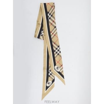 Burberry 27SS ������ ��Ű�� üũ ����Ʈ ������ ��ũ ��ī�� 8114238 BEIGE27SS ������ ��Ű�� üũ ����Ʈ ������ ��ũ ��ī�� 8114
