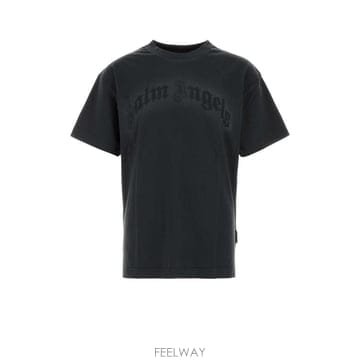 Palm Angels 26FW �ʾ����� ���� Ƽ���� PAMAA001JR006 1010 Black26FW �ʾ����� ���� Ƽ���� PAMAA001JR006 1010 Black