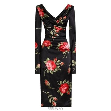 Dolce&Gabbana 26SS ��ü�ذ��ٳ� �̵� ���ǽ� F60DHT FSICDHN5ZN Black26SS ��ü�ذ��ٳ� �̵� ���ǽ� F60DHT FSICDHN5ZN Black