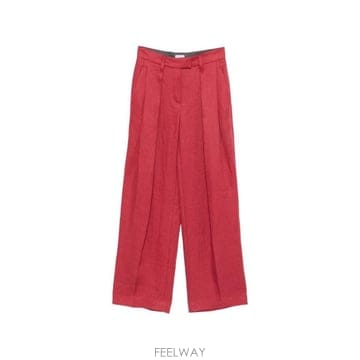 27SS 브루넬로 쿠치넬리 스트레이트 팬츠 ML587P9381 C4368 RED