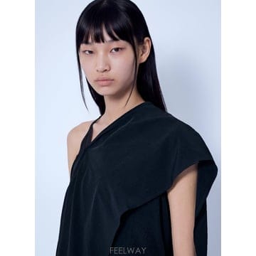 26 S/S 요지 야마모토 스트랩 슬림 핏 드레스 FW-D63-500 B0112515590