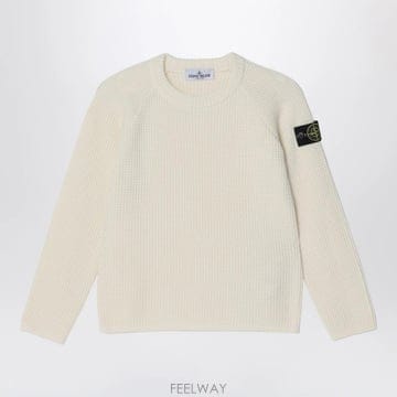 25 F/W 스톤 아일랜드 베이지 울블렌드 스웨터 (KIDS ) 51 B0052528092