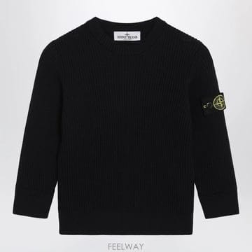 25 F/W 스톤 아일랜드 네이비 블루 울 스웨터 (KIDS ) 51 B0052528106