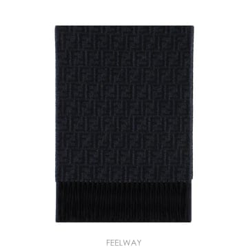FENDI [W63]��� FXS417B1VZ F1Y81 ���� ���÷� ��ī�� �� Sciarpa blu navy in la[W63]��� FXS417B1VZ F1Y81 ���� ���÷� ��ī�� �� Sciar