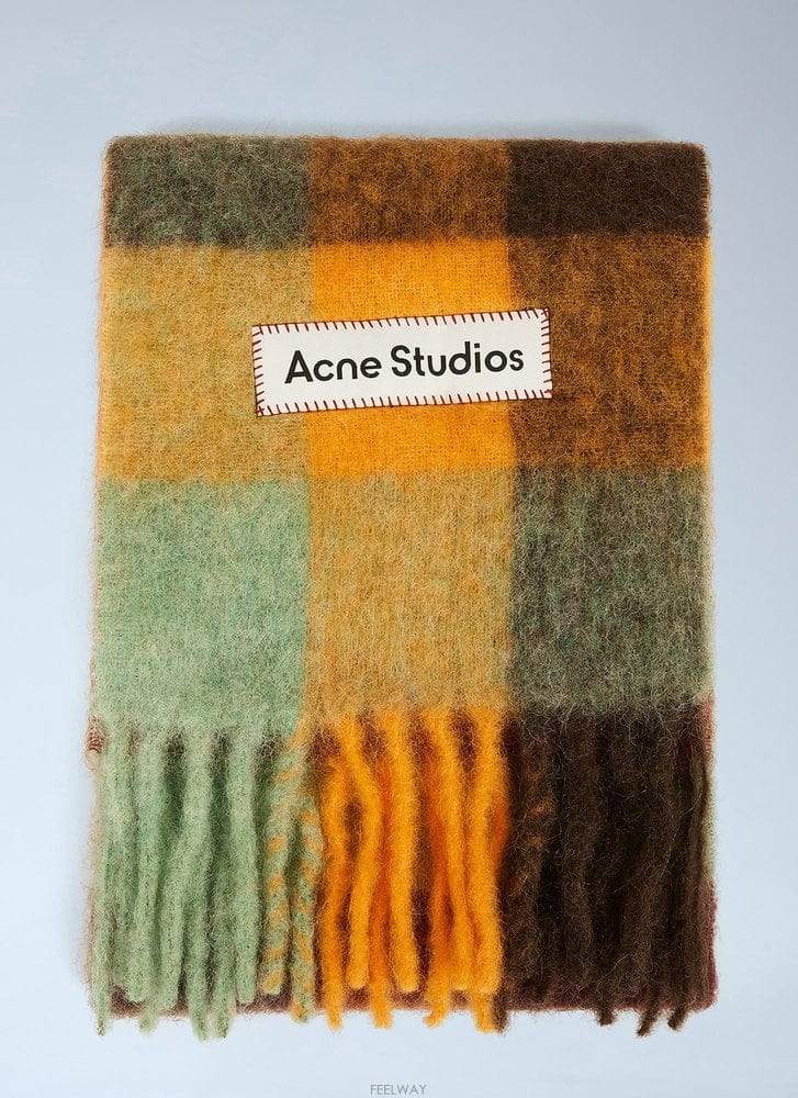 Acne 25 F/W ��ũ�� ��Ʃ��� ������ üũ ��ī�� CA0084-BO9 B011103447025 F/W ��ũ�� ��Ʃ��� ������ üũ ��ī�� CA0084-BO9 B