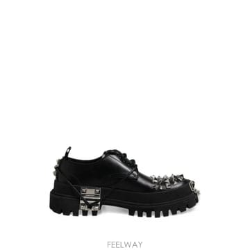 26 FW 돌체앤가바나 studded leather Derby shoes MV8947 TP460502188