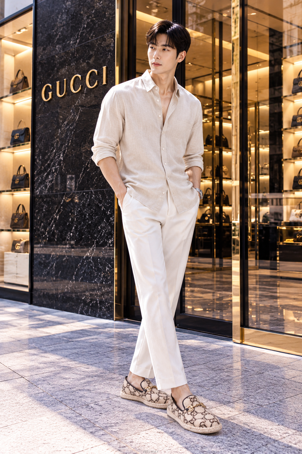 GUCCI [û�� ���Ÿ�����]�ڴ��Ϲ�ۡ� ���� Ȧ���� �� ���� �����ĵ� 8.5(275)[û�� ���Ÿ�����]���Ϲ�� ���� Ȧ���� �� ���� �����ĵ�