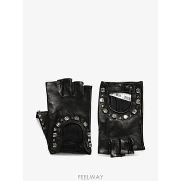 26 FW 돌체앤가바나 stud embellished fingerless gloves LB303119 TP4