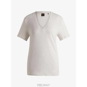 26 FW 보스 V neck T shirt 50538645 TP460514907