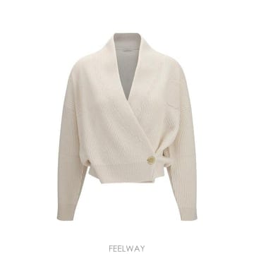 26FW 브루넬로 쿠치넬리 스웨터 M12724306 C2832 CREAM