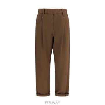 Brunello Cucinelli 26FW ���ڷ� ��ġ�ڸ� ��Ʈ����Ʈ ���� MA126P8417 C9812 BROWN26FW ���ڷ� ��ġ�ڸ� ��Ʈ����Ʈ ���� MA126P8417 C981