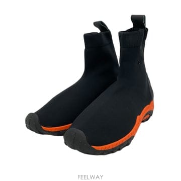 [당일발송] Marcelo Burlon 마르셀로 불론 FLYKNIT BOOTS 스니커즈(블랙+오렌지)