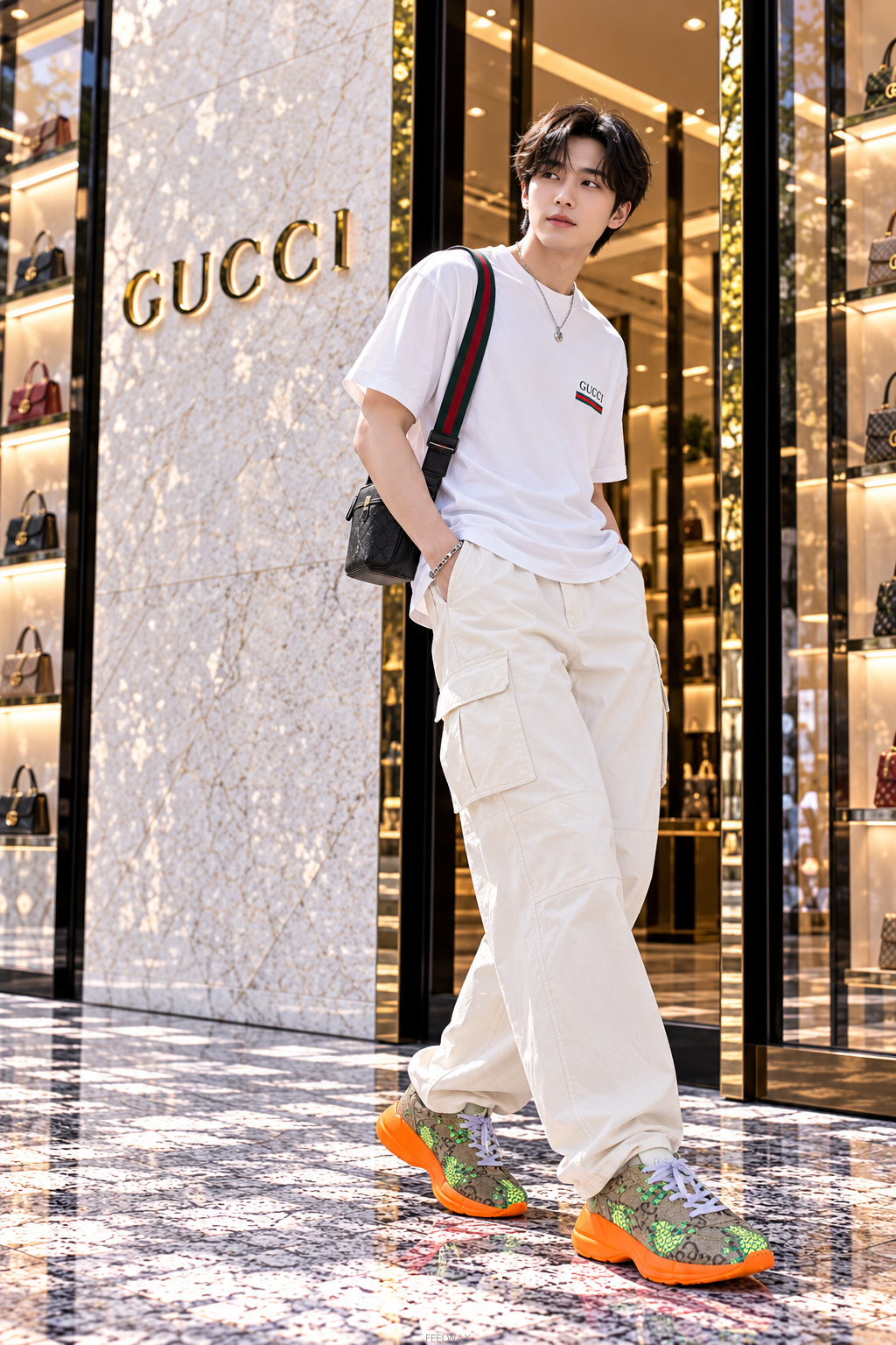 GUCCI [û�� ���Ÿ�����]�ڴ��Ϲ�ۡ� ���� ������ ���ξ��� ����Ŀ�� 8(270)[û�� ���Ÿ�����]���Ϲ�� ���� ������ ���ξ��� ����Ŀ