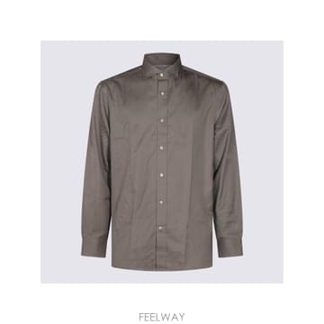 인더샵 BRUNELLO CUCINELLI 브루넬로 쿠치넬리 브라운 셔츠